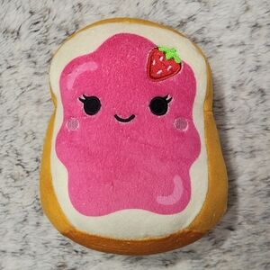Squishmallows Iman Strawberry Jelly Jam Toast | 5"